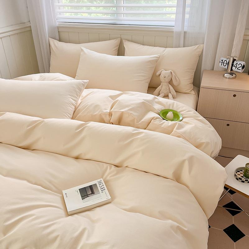 a纯棉被套单被件2025春季40支全类棉磨毛罩纯色上床用品LLA类全南