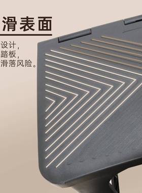 家用可折低叠凳子两二步40614家用登高塑台阶高脚踏折料叠凳子高