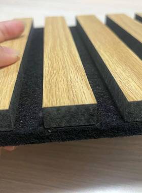 木面条聚酯格吸音隔板凹40271凸栅墙装饰家庭音客厅卧室琴房环保