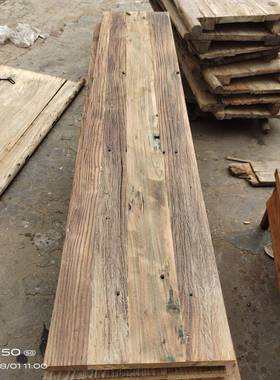 民宿老榆木风化板老门板门板木楼梯踏步旧70510榆拍摄装修旧木地