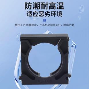 新款波纹管支架软管卡夹KJC固定卡座管管DA18.5尼龙带盖蛇皮管固