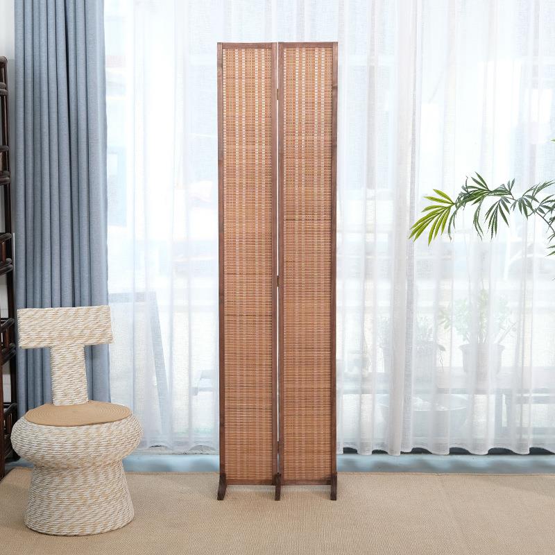 YRRD*简易屏风隔断挡板中式动座屏移门进玄关遮挡小户型客厅双面