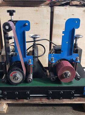 锈小型机砂光机台式砂带不钢46379拉丝机磨抛光除锈去毛刺平打面