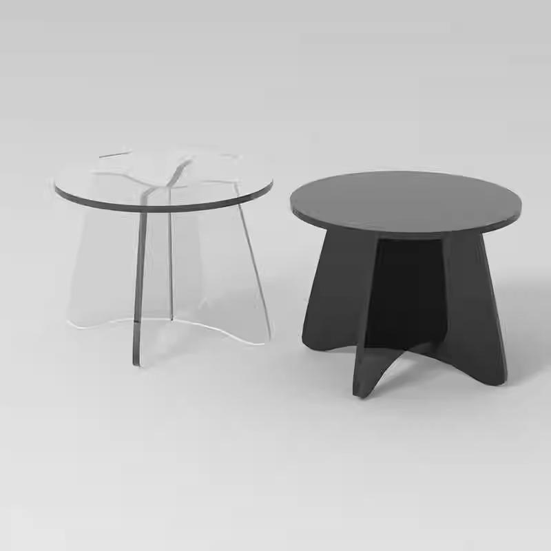 亚克力透明客小板凳子家用洗OPB衣矮圆凳厅茶几凳儿童小凳客厅沙