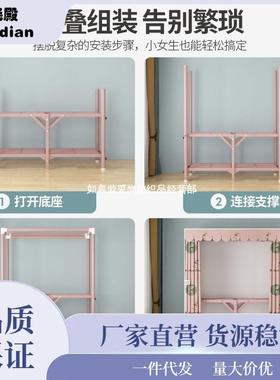 免用安折叠衣家用卧室出装租房简易柜布衣柜钢AL101896管结实耐用