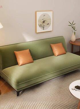 沙发床小户客厅直排双人沙发卧室型56612懒房人发出沙租沙发床折叠两用