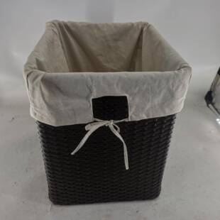 仿藤编11403店织纳筐大加深大容量脏衣筐酒毛加巾收纳箩筐篮仿藤