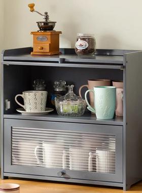 家庭7402收纳柜子多层带柜门储物桌置物柜简易好置物架柜收纳帮面