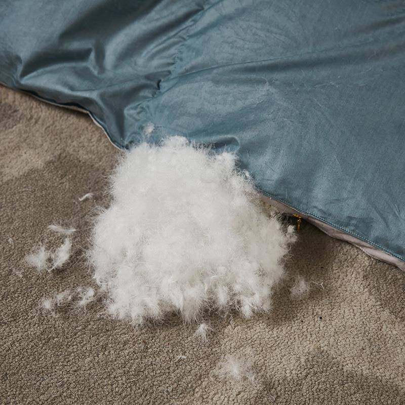 新款102支全雕花棉FGI半成品羽绒被壳单自层充绒棉立体被厂家