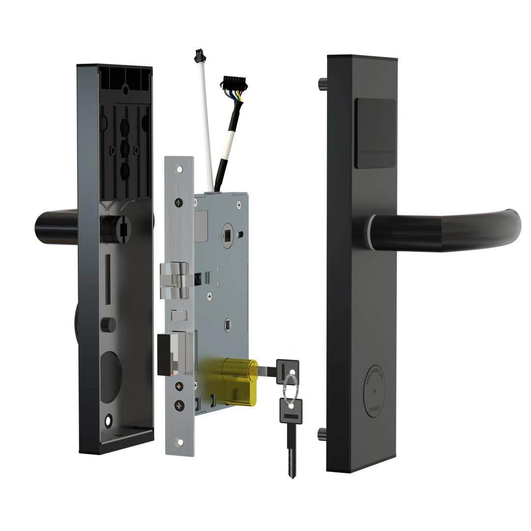 巨固厂家供电子房门锁酒店宾锁45415馆刷电卡锁IDIC锁智能子感应