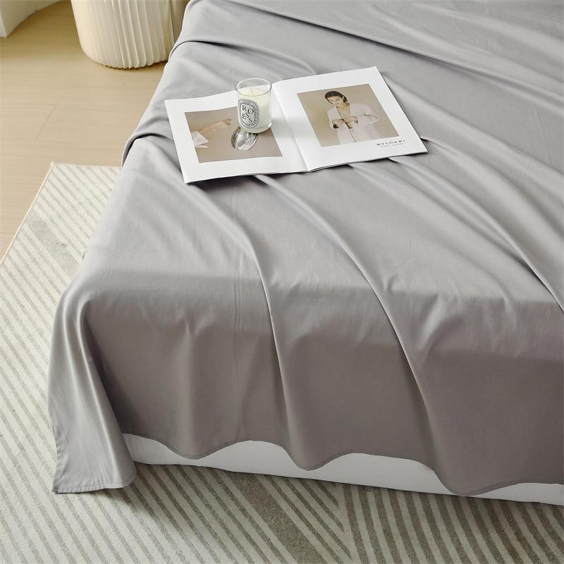 A类全棉加厚磨毛床单单件棉单家用FWE单被双纯暖人纯色保床单