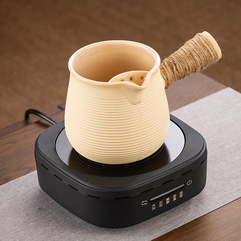 新款红围炉煮茶罐茶壶家用室内自EQY动电陶炉烤奶器网烤枣煮茶套