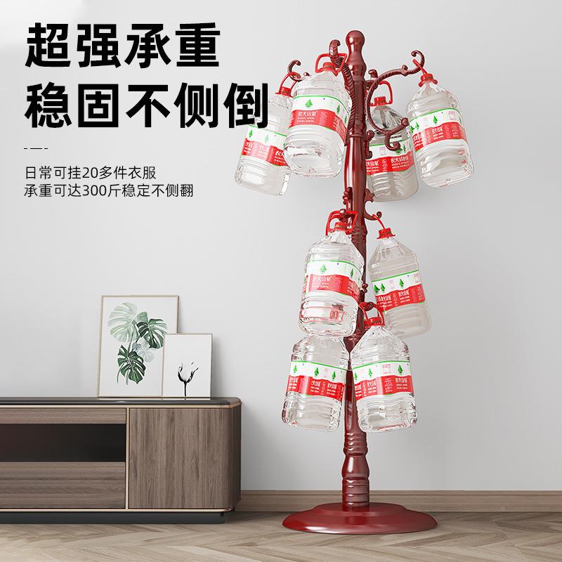 欧式实木挂衣架落地帽卧室衣架家式用挂杆简PRL衣约立衣服架挂包