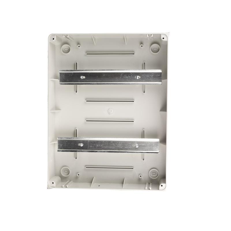 外HT2开4回配电箱家用塑料明装布线THF路箱户茶色透明盖空气关盒