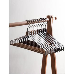 挂多功衣柜 架属实木衣挂设计师裤 3821新款 原木榉能木铁艺衣金款
