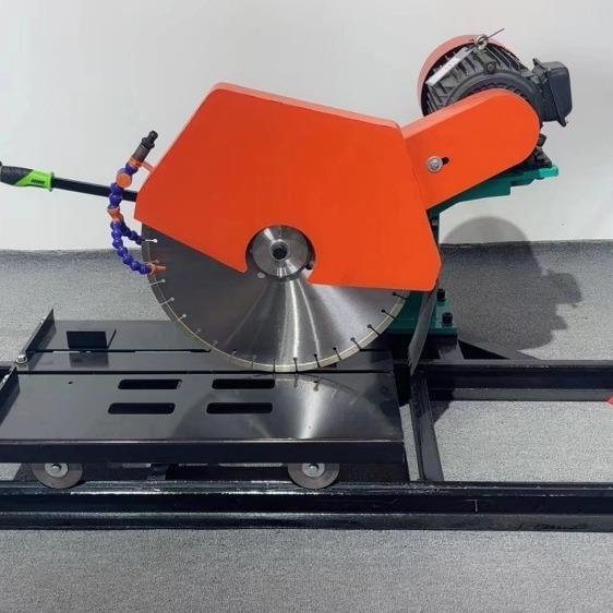 混EXL凝土耐火切砖切机台理式缝石材断机轨道式大石切割机