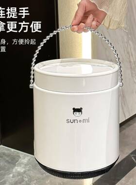 高颜值轻圾奢垃桶带盖用客厅卧家室量卫生OLZ间厕所大容创意网红