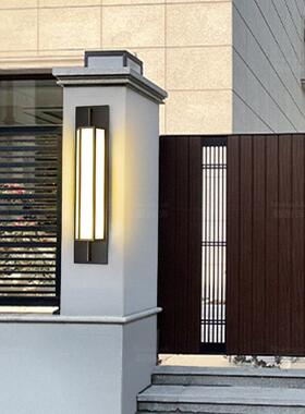 外壁灯简约现代防室水别户庭墅大门口tb-65929柱子壁灯院花园灯外