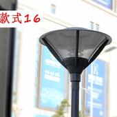 米中杆庭院头小区别墅02463中式 铝型材庭院灯E27灯座le光d源灯庭