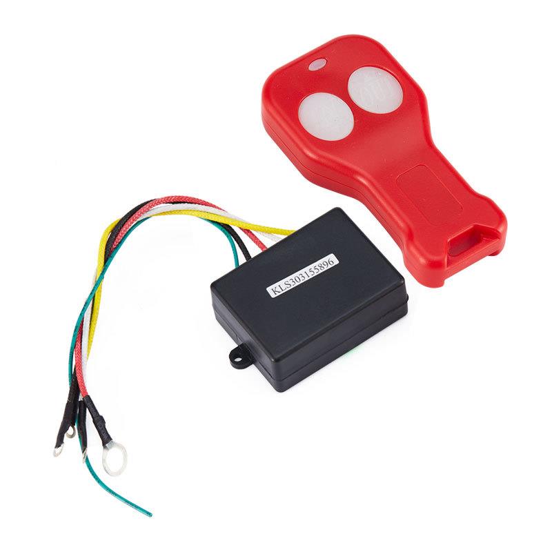 普力绞盘磅12000钢丝绳越野自救绞盘一体式便携盘安ZID装牧马绞人