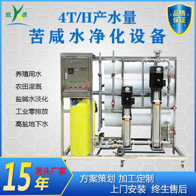 高盐苦咸水反渗透淡化零排设备