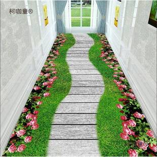 卧室玄关厨房走廊家用裁剪满铺过道地毯可地毯防滑门厅太保麦客厅