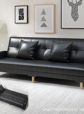 租可房沙床发小户型布艺床装皮革沙发折叠两用客78083厅沙发整双