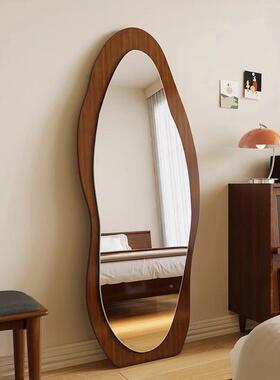 全身镜复古简体轻奢室镜子异形客厅约中式落地立镜卧穿90960衣试