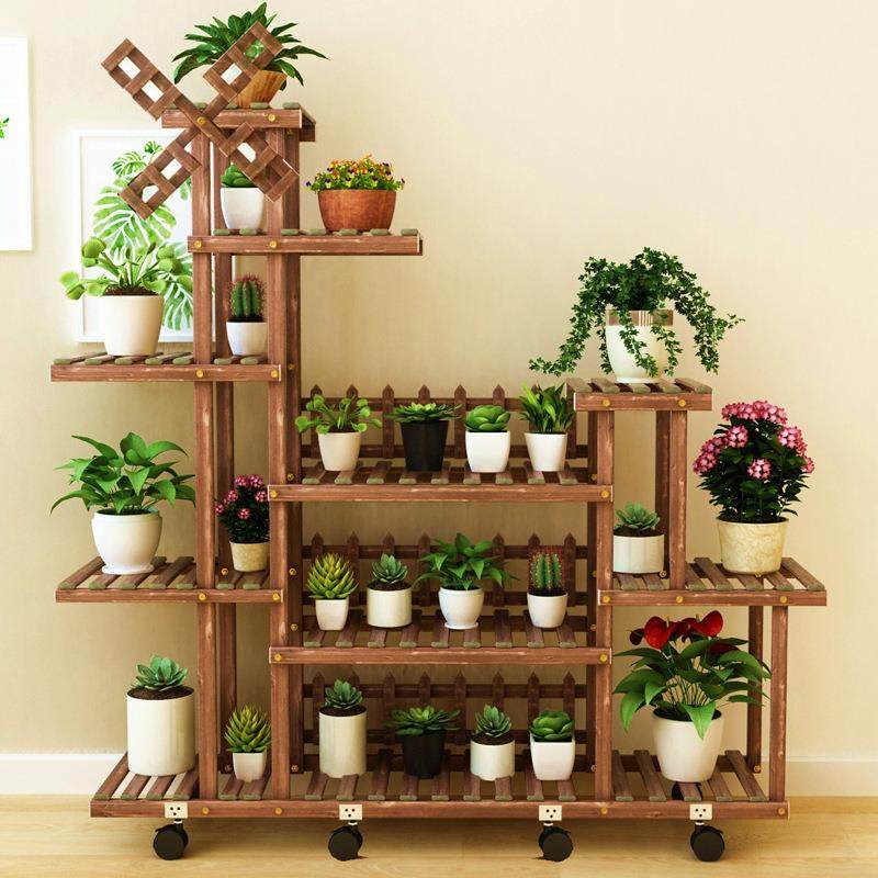 花架置架阳2025新款多肉植物摆放层架实台木多花架子客厅垒德DM物,住宅家具,花架/花几,淘宝优惠券,粉丝福利购,淘宝优惠卷