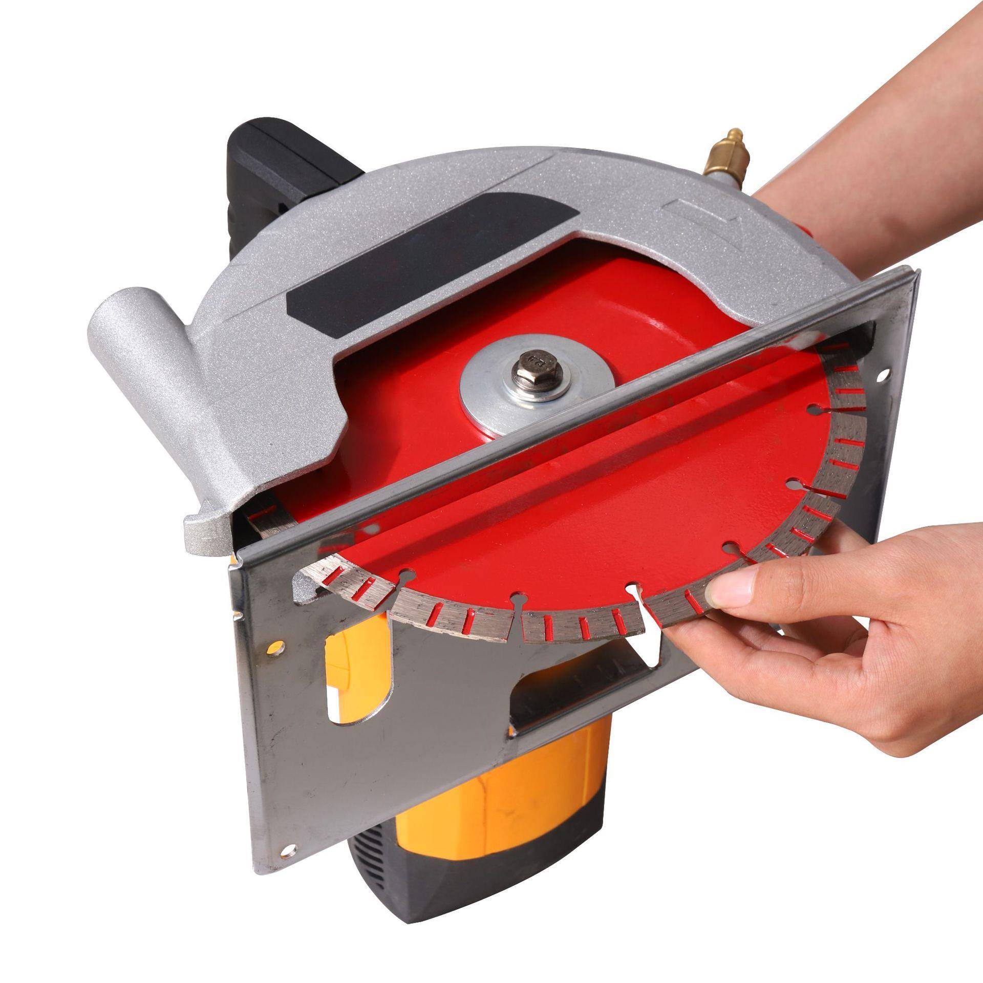 切割多功LAS能大功家率瓷砖石材云石机槽用手提小型机木材石材开