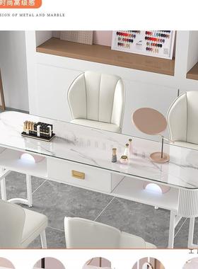 甲时尚网红美桌椅套装单简约经济型美甲店桌子式双人89490日美甲