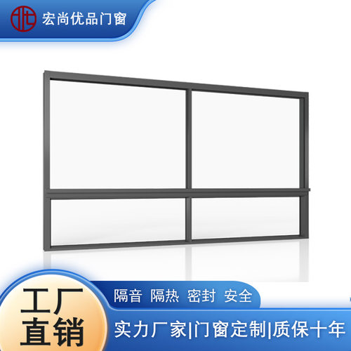 全景六轨断桥推拉窗平移窗带纱网隔音隔热卧室阳台落地窗平开窗