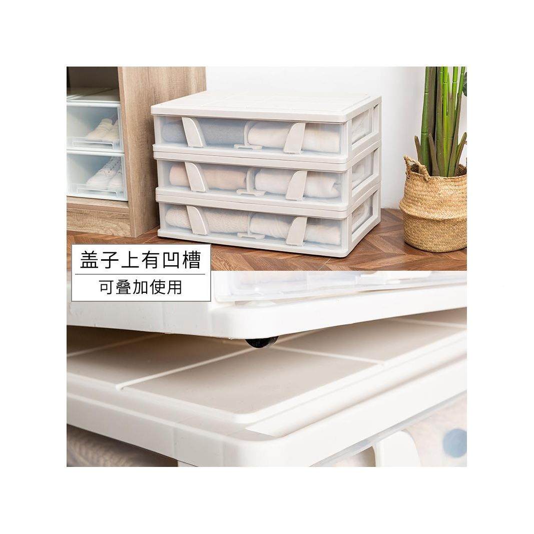床下收纳整箱被子滑轮扁抽屉平式56208衣服大号床理箱底收纳箱塑