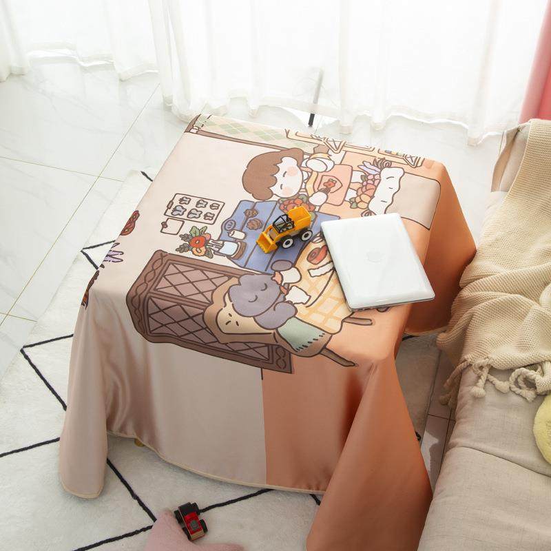 套韩系卡通19952防水加厚烤火炉取电暖桌暖桌冬罩电暖炉夹棉罩季