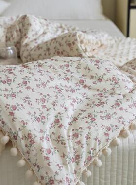 025新款床被单被套床上用品GLKA类针织2球球系列豆豆冬棉被被子芯