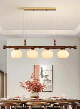 式中古餐厅吊灯胡极茶室新款饭厅餐57783桌灯桃色岛台法一简字长