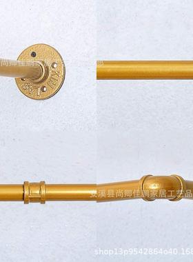 工业管衣架挂墙29148商复古售衣架展示业架衣架金属衣零架挂衣服