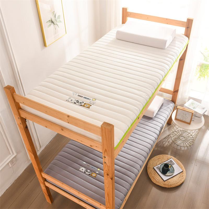 E5nAY455类纯上色加厚泡泡铺床垫学生棉季宿舍下褥子榻榻米床防塌