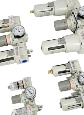 AC2/3/4/5000AC型气动二联件三联件气源处理器油水分离器