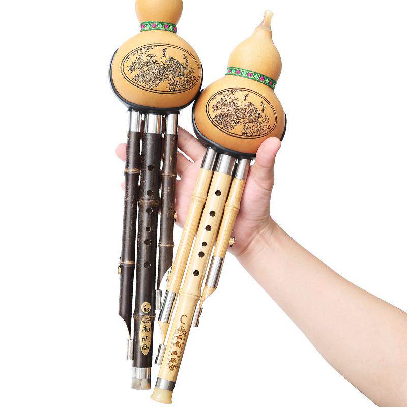 楠竹葫芦丝紫竹C调降B调初学者儿童专业演奏型成人小学生专用乐器