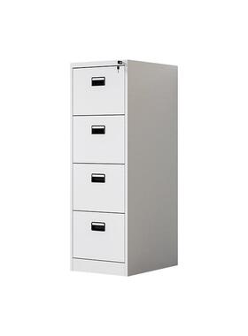 卡箱文件柜铁皮抽屉办公柜快捞夹资料档案柜带锁收纳柜A4FC挂捞柜