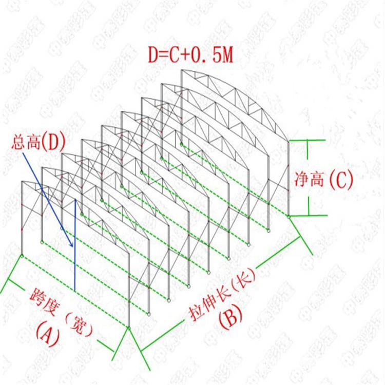 大型推拉篷大排档户外活动移动伸缩雨棚仓库货物帐篷
