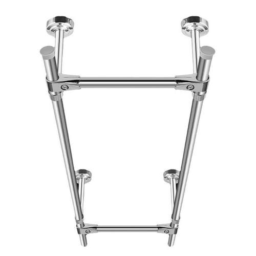 不锈钢家用晾衣架顶装固定式挂衣杆阳台挂顶杆式晒衣架室内凉衣捍