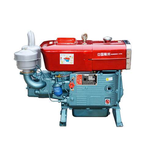 中国常州船用农用单杠水冷电启动ZS1105M柴油机17马力18马力