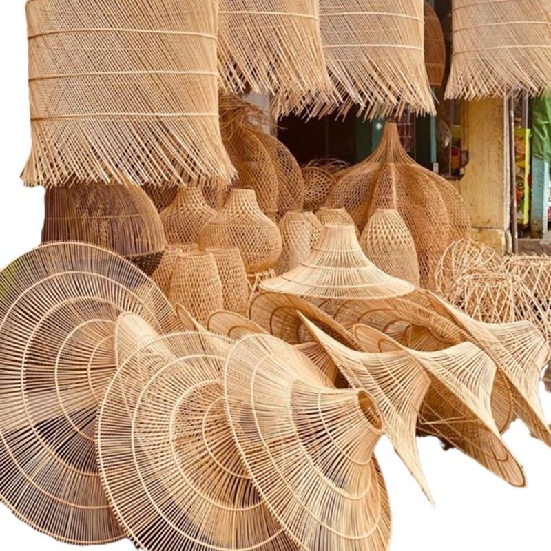 日侘风复古藤艺顶式灯客厅吸卧室餐厅民宿酒店东南寂亚风格藤古藤