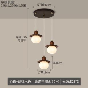 南瓜楼梯吊灯法式中古2025新款实木别墅客厅挑空小复式楼旋转