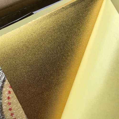 现货A4金箔纸打印膜奖杯贴片双面带胶金箔纸一面金一面银挂牌金箔