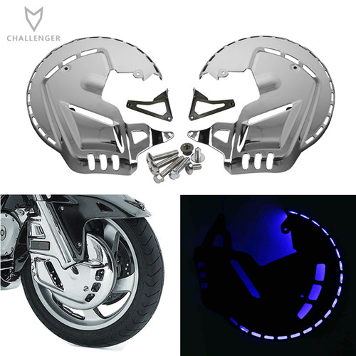 适用金翼GL1800 01-17年刹车盘装饰F6B 13-17前车轮离合器保护罩