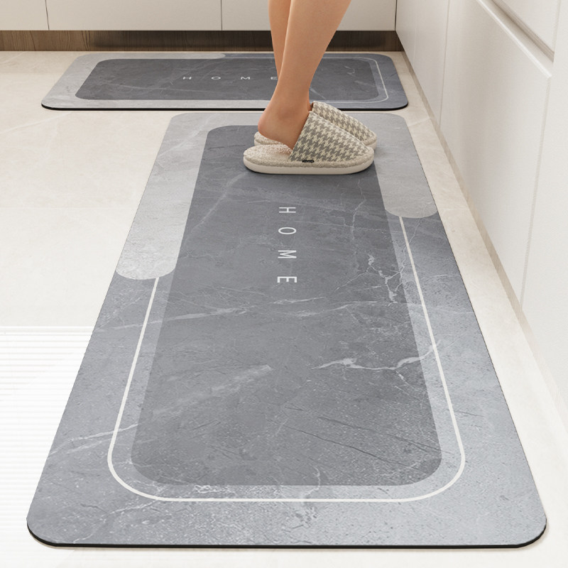 厨房地垫门口硅藻泥吸水防滑防油可擦免洗耐脏长条沥水脚垫子l型,居家布艺,厨房地垫,淘宝优惠券,粉丝福利购,淘宝优惠卷