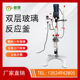 夹层玻璃反应釜 桌面SF双层玻璃反应釜 100ml5L多功能反应釜 岐昱